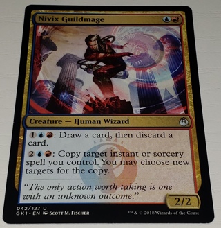 MTG ✨ Nivix Guildmage - (U) 042/127 Guilds of Ravnica Guild Kits (GK1) ✨ Magic the Gathering (2018)