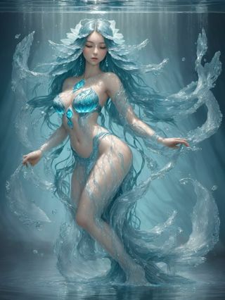 Listia Digital Collectible: Water Nymph "Seraphina"