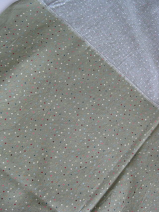 Fabric remnant 28" x 18", olive green w colorful dots. never used remnant