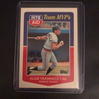 1988 Rite Aid Alan Trammell #18