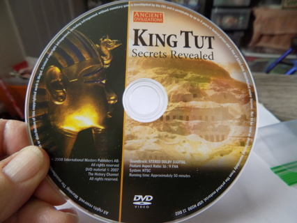 Ancient Civilizations King Tuts Secrets Revealed DVD