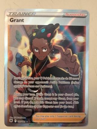 Grant 185/189 rare holo nm pokemon