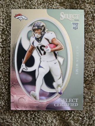 2023 Panini Select Certified Rookie Marvin Mims Jr.