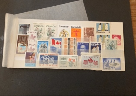 Canada MNH Stamps lot , vintage collectables 