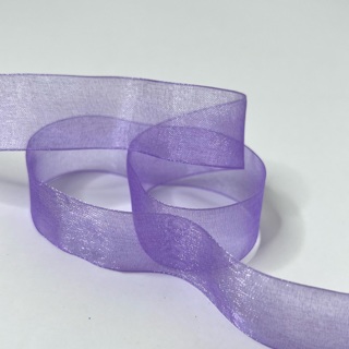 Lilac Purple Semi Sheer 1” Wide Ribbon