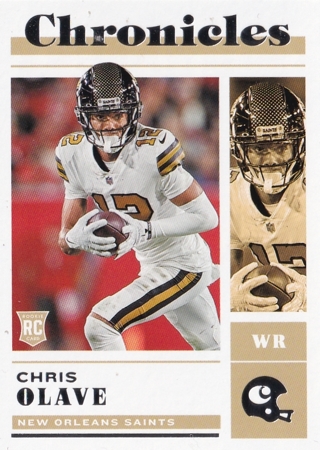 2022 Chris Olave Rookie Silver Chronicles / Saints