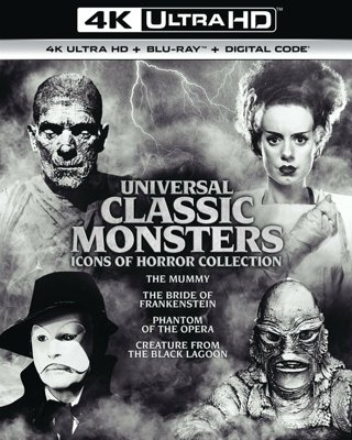 Universal Classic Monsters Volume 2 (Digital 4K UHD Download Code Only) *Halloween* *Horror*