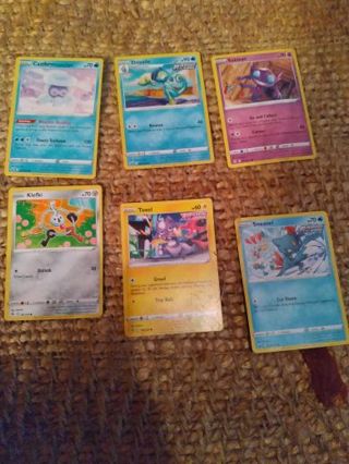 6 pokemon cards