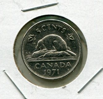 1971 Canada 5 Cents