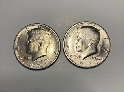 1971 D Half Dollar 50c Coins!