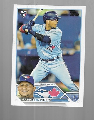 2023 TOPPS GABRIEL MORENO ROOKIE #169