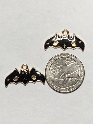 HALLOWEEN CHARMS~#12~SET OF 2 CHARMS~SET 3~FREE SHIPPING!