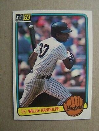 Willie Randolph 1983 Donruss New York Yankees