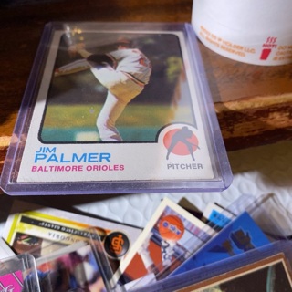 1973 topps jim Palmer baseball card 