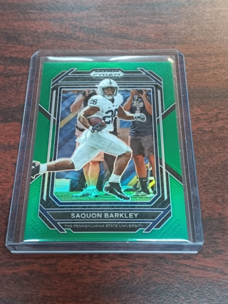 Saquon Barkley *Green Prizm 2023 Prizm Draft Picks #87