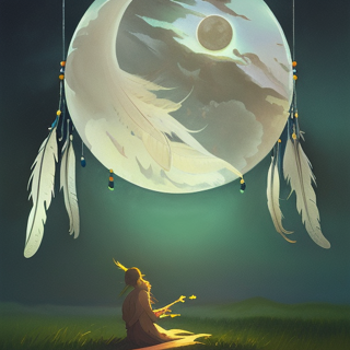 Listia Digital Collectible: Dreamcatcher Moon Love