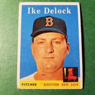 1958 - TOPPS EX- NRMT+ BASEBALL CARD NO. 328 - IKE DELOCK - RED SOX