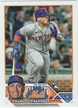 2023 Topps Francisco Alvarez New York Mets RC #644!