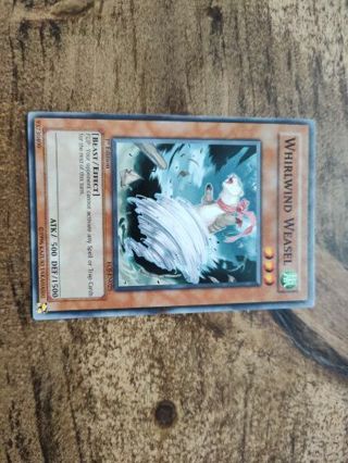 Yu-Gi-Oh Card Whirlwind Weasle 1st Edition