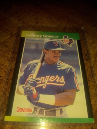 Two Card Lot baseball veteran Sammy Sosa