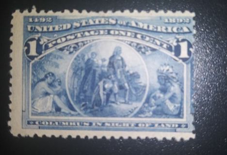 US Scott #230 / .01 cent Columbian Exposition / MNH