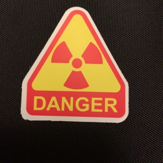 Danger Decal sticker 