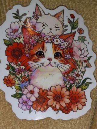 Cute one small vinyl sticker no refunds regular mail only win 2 or more get bonus