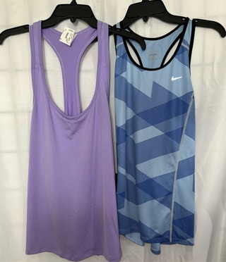 2 New Under Amour & Nike Dri-Fit Yoga Top Large & Medium