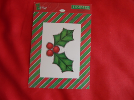 NEW~~  Scrapbook ~~ "MISTLETOE" frame