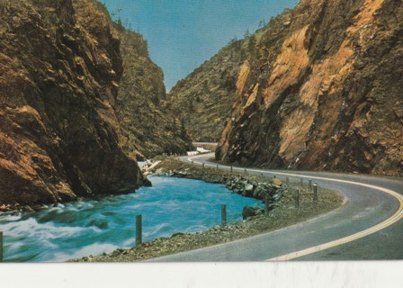 Vintage Unused Postcard: (g): Big Thompson Canyon, Estes Park, CO