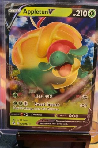 NM Ultra Rare Appleton V Pokemon card TCG SWSH