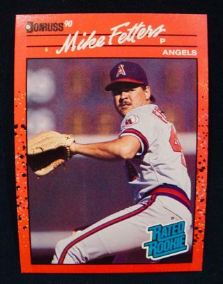 Mike Fetters 1990 Donruss Rookie card California Angels