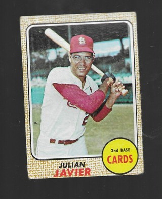 1968 TOPPS JULIAN JAVIER #25