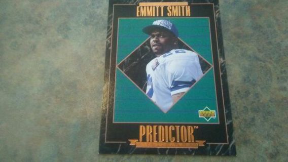 1995 UPPER DECK PREDICTOR EMMITT SMITH DALLAS COWBOYS FOOTBALL CARD# HP6