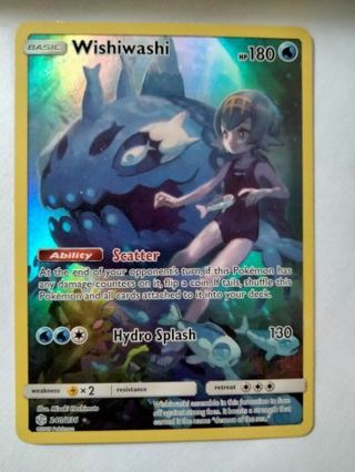 Wishiwashi 240/236 secret rare holo pokemon