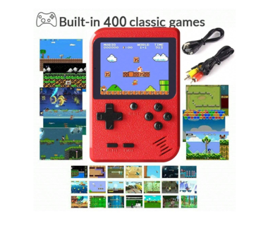 Classic Games Portable Game Machine 8 Bit Mini Retro Video 400 Game Console Radom Color 