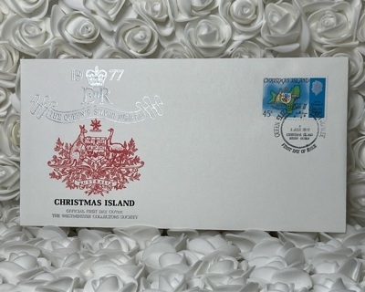 WESTMINSTER COLLECTORS SOCIETY QE II SILVER JUBILEE 1977 CHRISTMAS ISLAND