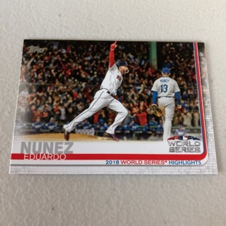 2019 Topps - [Base] #3 World Series Highlights - Eduardo Nunez