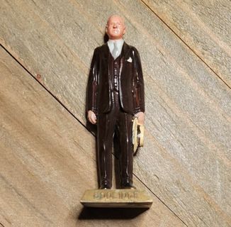 Vintage 1960s Marx Calvin Coolidge Plastic Figure Miniature US Presidents