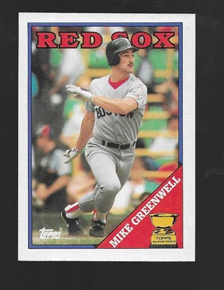 1988 TOPPS MIKE GREENWELL #493