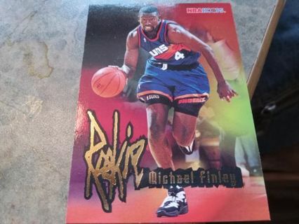 1996 NBA HOOPS ROOKIE MICHAEL FINLEY PHOENIX SUNS BASKETBALL CARD# 277