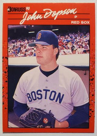 John Dopson 1990 Donruss Boston Red Sox