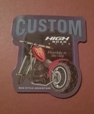 Motorcycle sticker