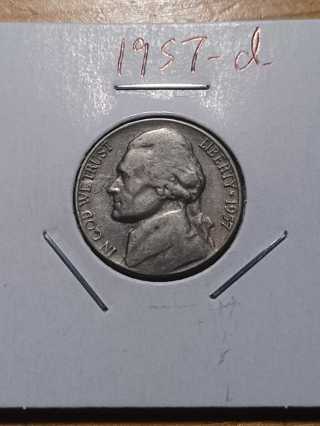 1957-D Jefferson Nickel! 17