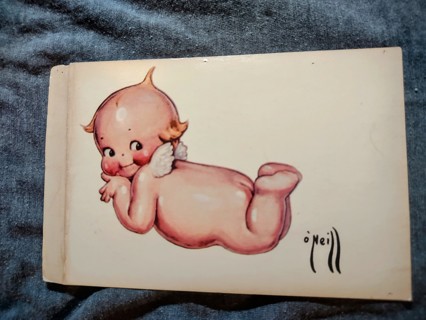 Vintage Kewpie Postcard - Unused - Junk Journal - Paper Craft - Scrapbook