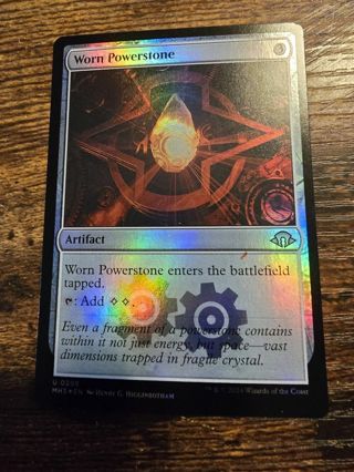 Magic the gathering mtg Worn Powerstone foil card Modern Horizons 3