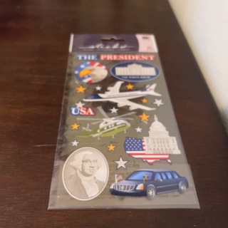 Sticko the president stickers 