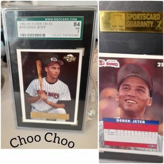 1992-1993 Derek Jeter Excel Graded RC High School Greensboro 8.4/ 7