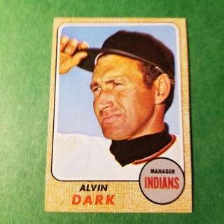 1968 - TOPPS BASEBALL CARD NO. 237 - ALVIN DARK - INDIANS