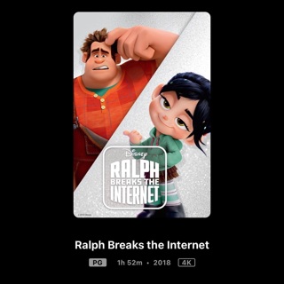 Ralph breaks the internet 4k code 